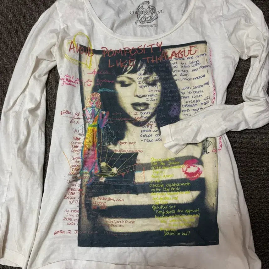 [BUNJANG] Hysteric Glamour Sleeve T-Shirt / 히스테릭글래머 슬리브