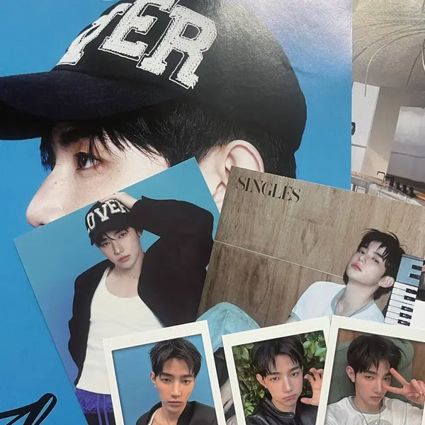 [BUNJANG] Singles Magazine July Issue Zhang Hao Supplement + Polaroid / 싱글즈 7월 장하오 부록 + 사진 , 베이스볼 부록