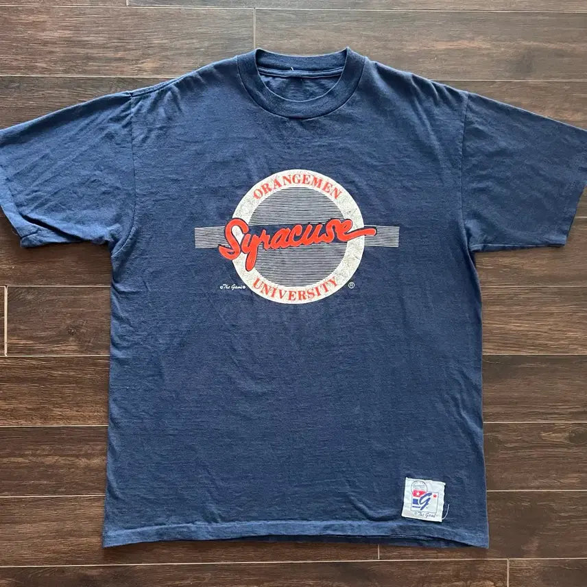 [BUNJANG] Vintage Single Stitch "Orange Man" T-Shirt (Estimated XL) / [XL추정] 미국 빈티지 싱글스티치 오렌지맨 티셔츠