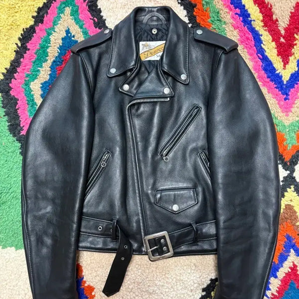 [BUNJANG] Schott NYC Perfecto 618 Leather Motorcycle Jacket / (36)Schott NYC perfecto 618 USA 쇼트 퍼펙토
