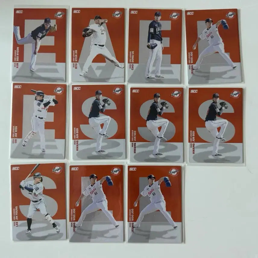 [BUNJANG] Hanhwa Eagles Alphabet Card Set / 한화 이글스 알파벳 카드