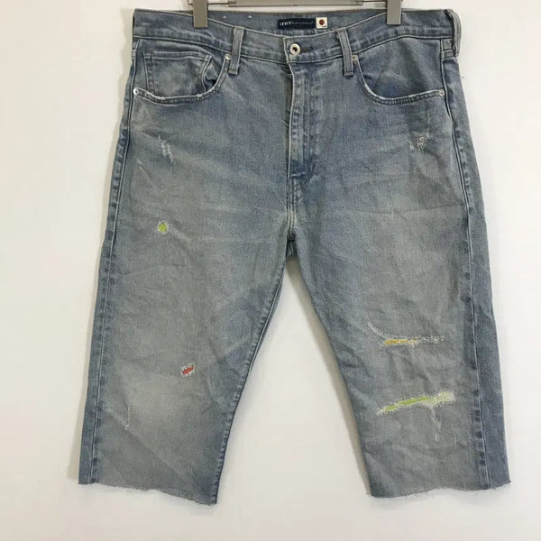 [BUNJANG] Levi's Made & Crafted 502 Cut-Off Denim Jeans (Size 36) / 리바이스 메이드앤크래프트 재팬 502 컷오프데님 [36]
