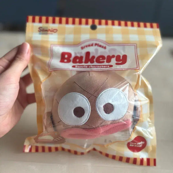 [BUNJANG] Sanrio Hangyodon Bakery Bread Plush Keychain / 새상품 한교동 베이커리 빵 인형 키링 산리오