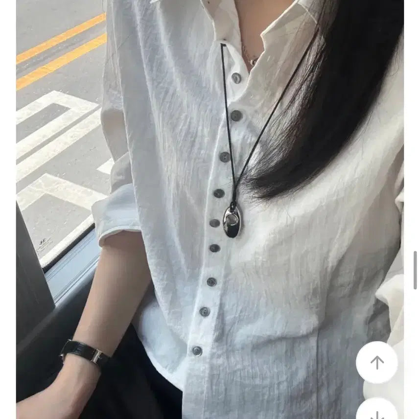 [BUNJANG] FIND Stripe Tencel Shirt / FIND 스트라이프 텐셀 셔츠