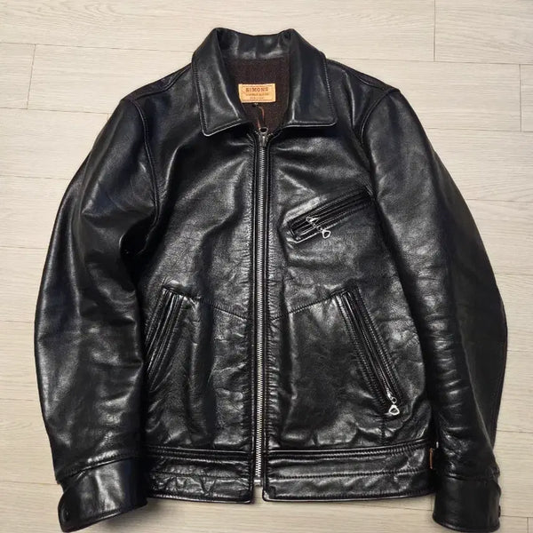 [BUNJANG] Real Simmons Mulholland Horsehide Jacket Size 42 / 리얼시몬스 멀홀랜드 홀스하이드 42