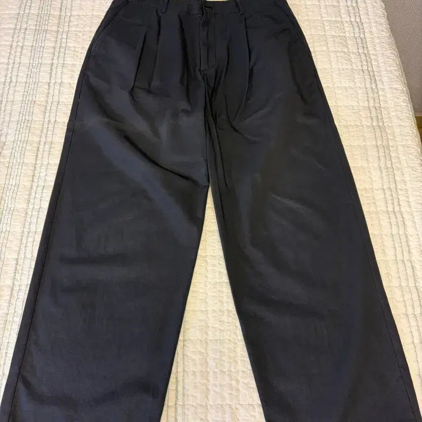 [BUNJANG] Pottery Wide Chino Pants Navy Size 3 / 포터리 와이드 치노 팬츠