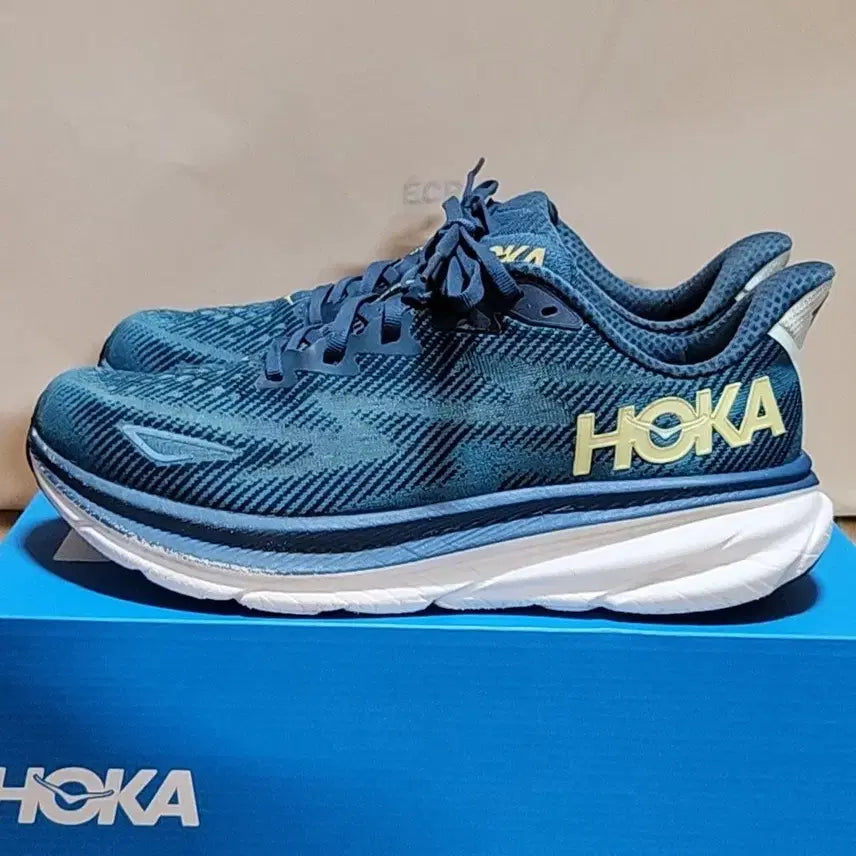 [BUNJANG] Hoka Clifton 9 Running Shoes / 호카 클리프턴9 275 블루