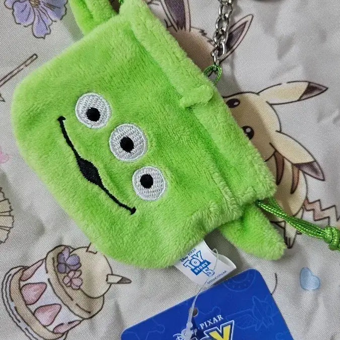 [BUNJANG] Disney Pixar Toy Story Alien Mini Pouch / 토이스토리 알린 미니 조리개 파우치
