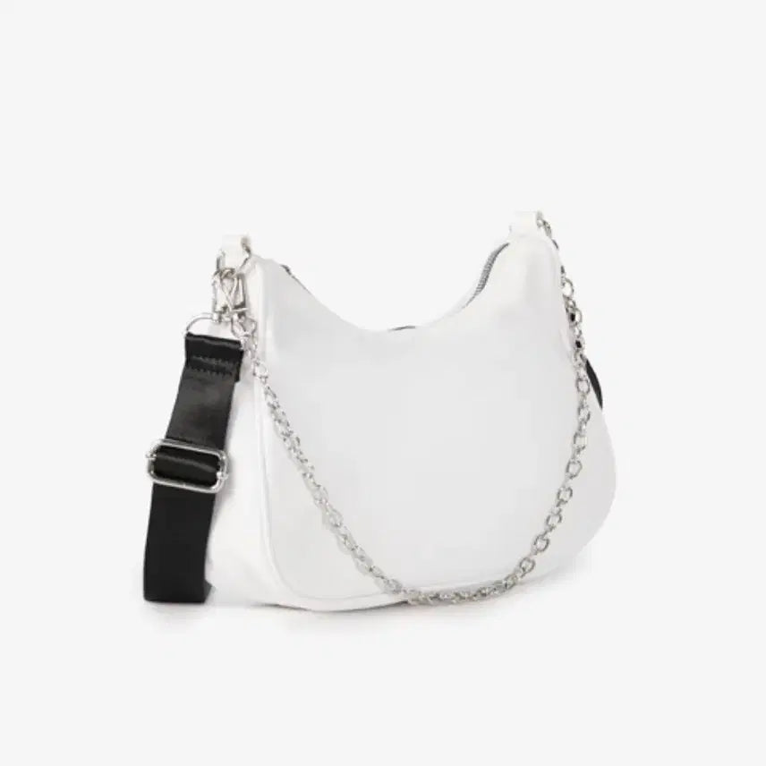 [BUNJANG] Silver Chain Hobo Bag Crossbody Bag / [새상품] 실버 체인 호보백 크로스백 데일리백 가방