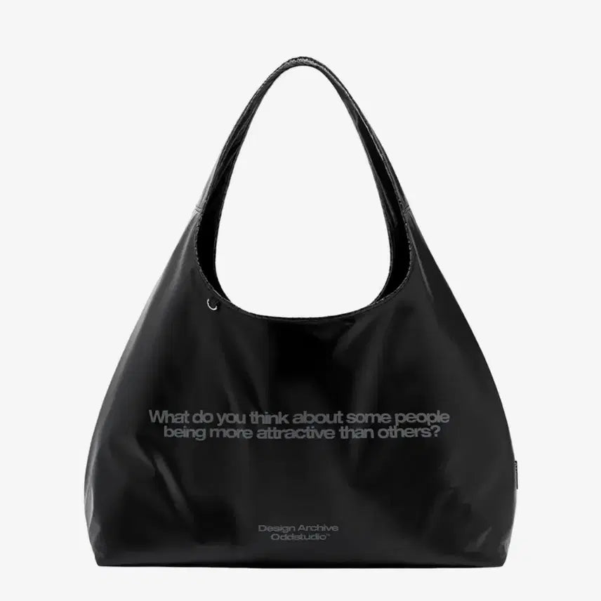 [BUNJANG] Odd Studio Attractive Glossy Shoulder Bag Black / 오드스튜디오 어트랙티브 글로시 숄더백 블랙