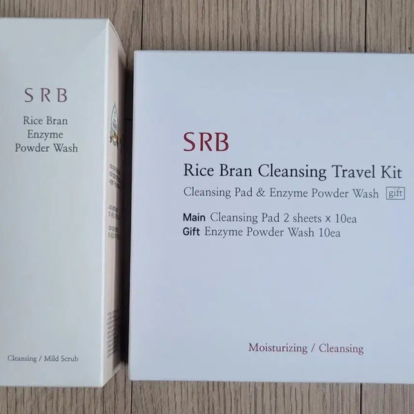 [BUNJANG] SRB Rice Bran Enzyme Powder Wash Cleansing Travel Kit / SRB 라이스 브란 효소 파우더 워시 클렌징 트래블 키트