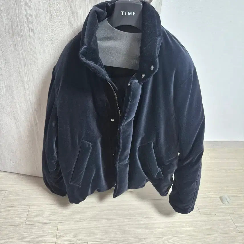 [BUNJANG] Time Homme Velvet Padded Parka / 타임옴므 벨벳패딩 마지막 가격내림