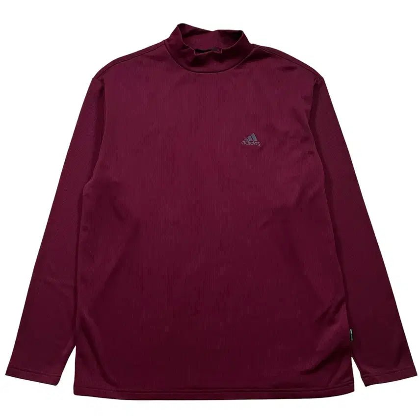 [BUNJANG] Adidas Mock Neck Long Sleeve Shirt / 아디다스 모크넥 롱슬리브
