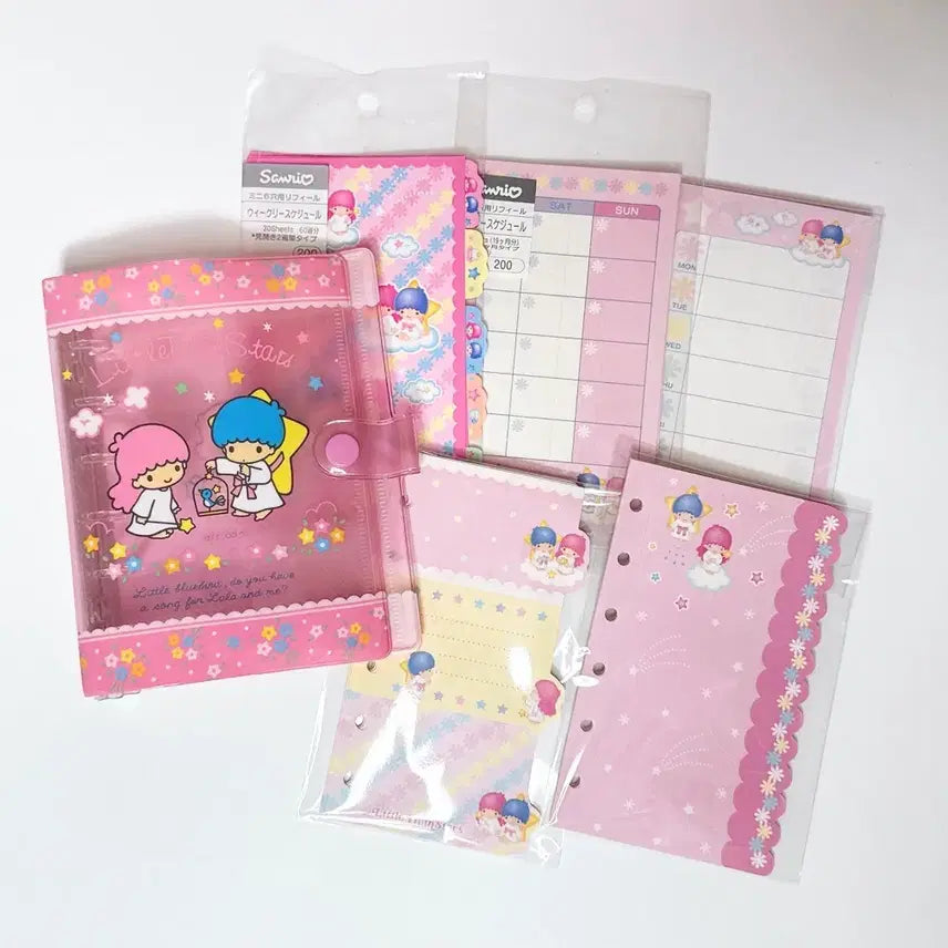 [BUNJANG] Kiki Lala Binder & Classic Diary Set / 키키라라다이어리 키키라라바인더 고전키티다이어리 고전다이어리 헤이세이