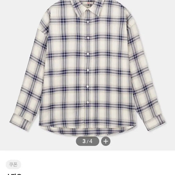 [BUNJANG] SPAO Overfit TR Checkered Shirt L / 스파오 오버핏 TR 체크셔츠 L