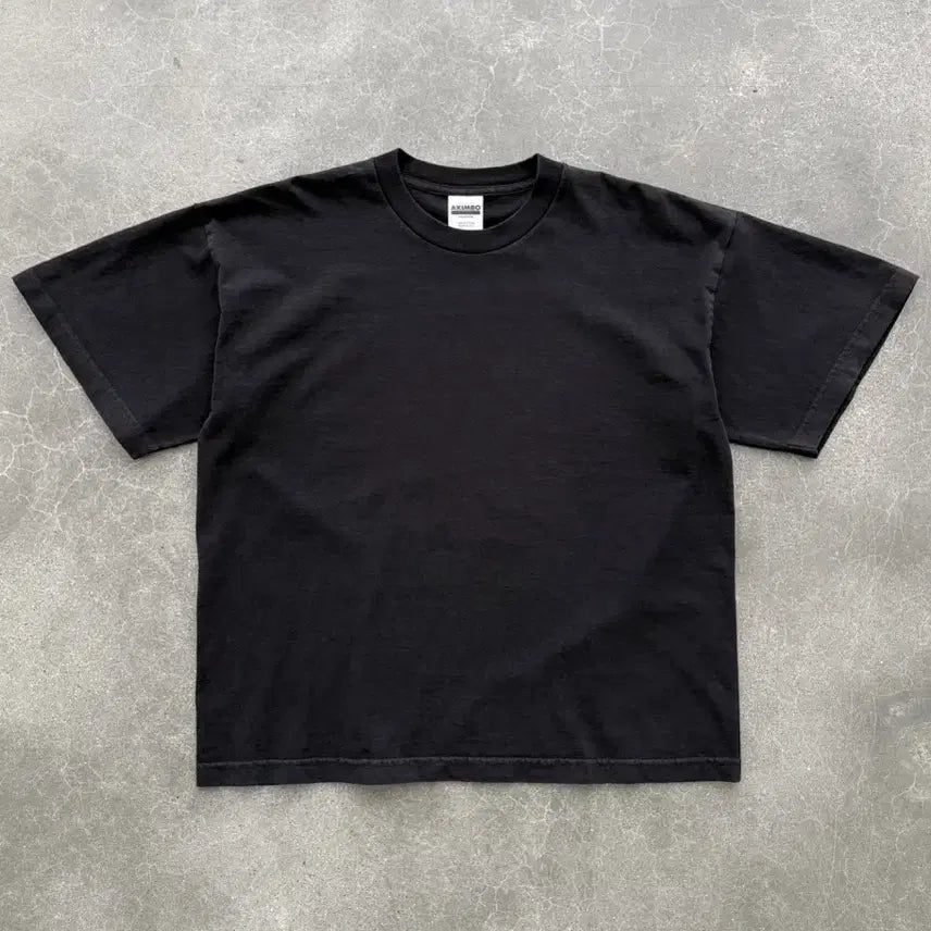 [BUNJANG] Akimbo Club 1999 Blank T-Shirt Stonewashed Black XL / [XL] 아킴보클럽 1999 블랭크 티셔츠 스톤워시드 블랙