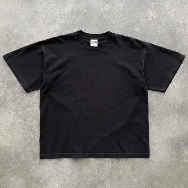 [BUNJANG] Akimbo Club 1999 Blank T-Shirt Stonewashed Black XL / [XL] 아킴보클럽 1999 블랭크 티셔츠 스톤워시드 블랙