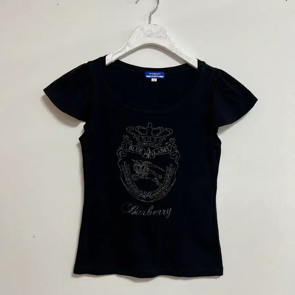[BUNJANG] Burberry Blue Label Short Sleeve T-Shirt (XS) / 버버리 블루라벨 반팔 티셔츠