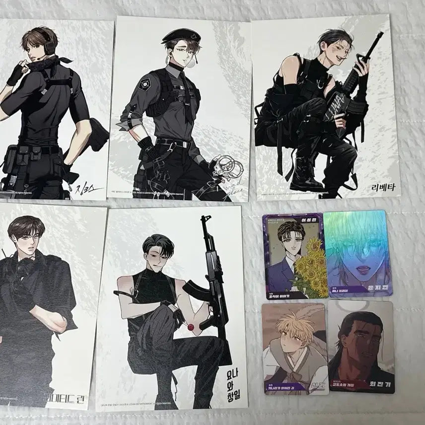 [BUNJANG] Black Cat Power Jinx Limited Run Ribetta Yona & Chang Il Calendar Split Set Bundle Photocard / 흑묘력 징크스 리미티드런 리베타 요나와창일 등 달력분철 사진일괄
