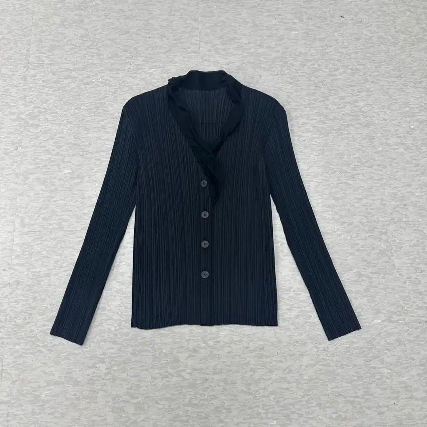 [BUNJANG] Issey Miyake PET Line Pleated Cardigan/Shirt Jacket / 이세이미야케 페트 라인 플리츠 가디건/셔츠자켓