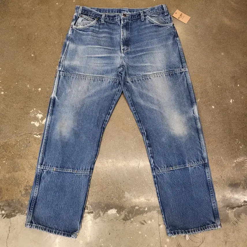 [BUNJANG] 00s Vintage Dickies Double Knee Work Pants Denim Jeans / 00s 미국빈티지 디키즈 더블니 워크팬츠 데님팬츠 청바지