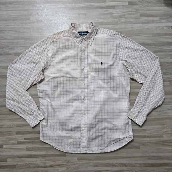 [BUNJANG] Polo Ralph Lauren Check Shirt / 105) 폴로 랄프로렌 체크 남방 셔츠