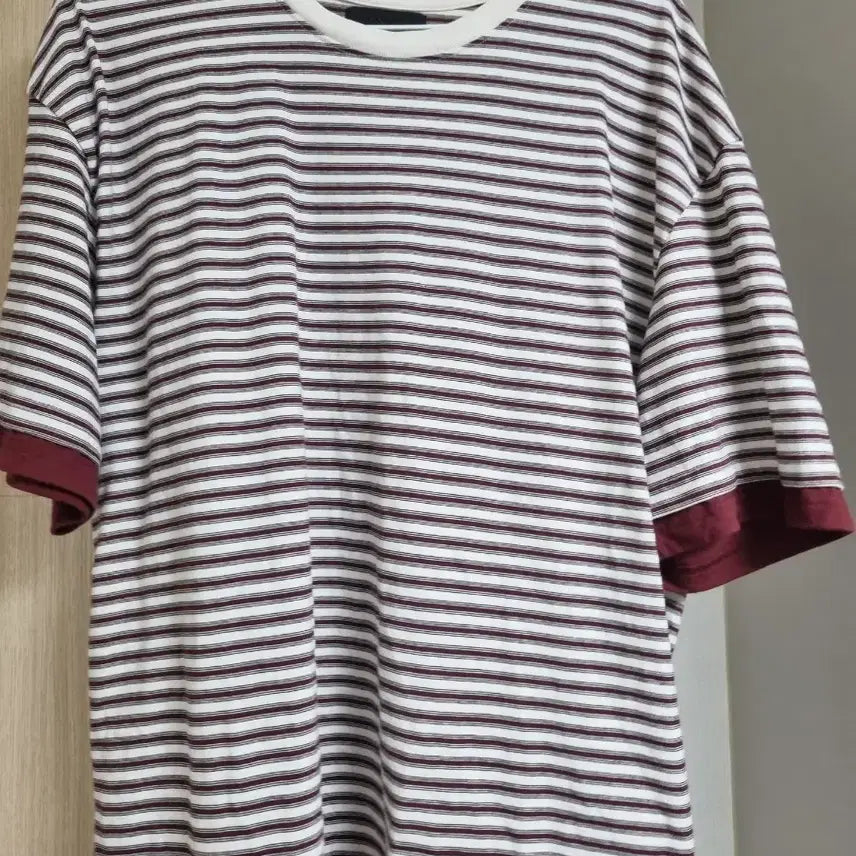[BUNJANG] DNSR Layered Stripe T-Shirt (XL) / DNSR 레이어드 스트라이프 티셔츠(XL)