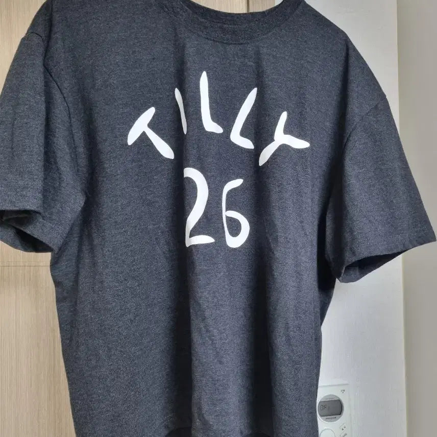 [BUNJANG] Jooanghomme Tilly 26 Short Sleeve T-Shirt Charcoal (L) / 주앙옴므 틸리 26 반팔 티셔츠 차콜(L)