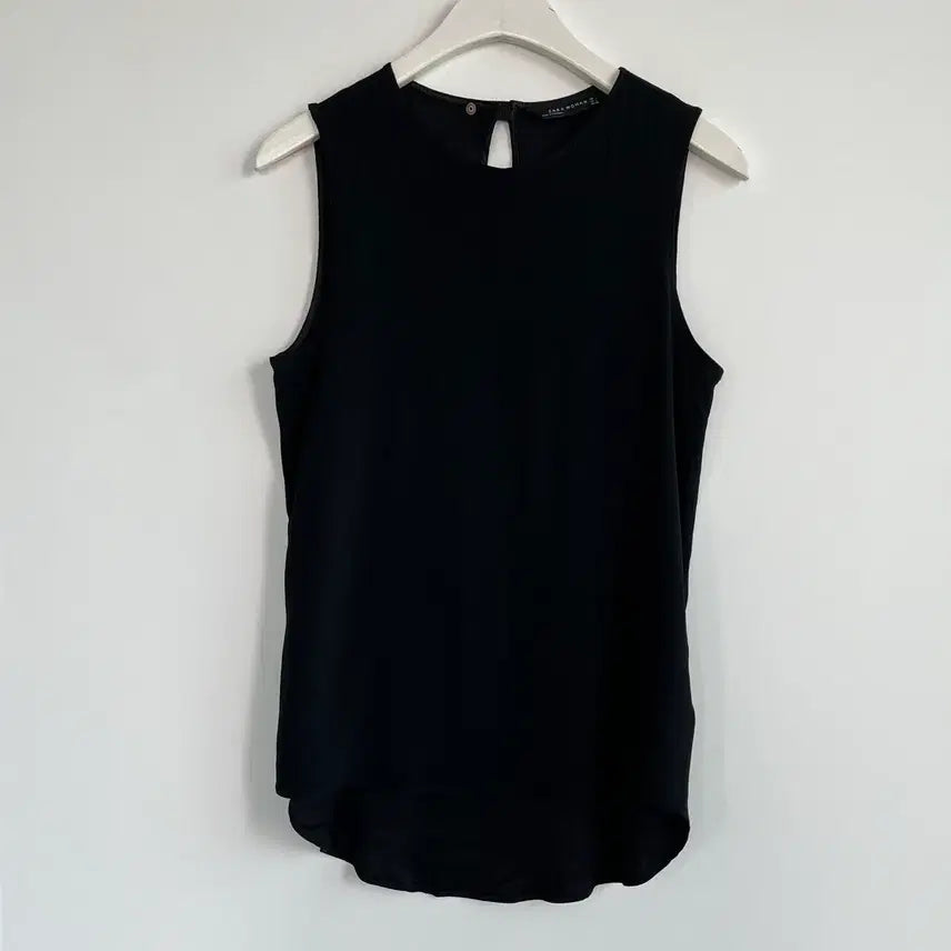 [BUNJANG] ZARA WOMAN Black Sleeveless Blouse L / ZARA WOMAN 자라 블랙 민소매 블라우스 L사이즈