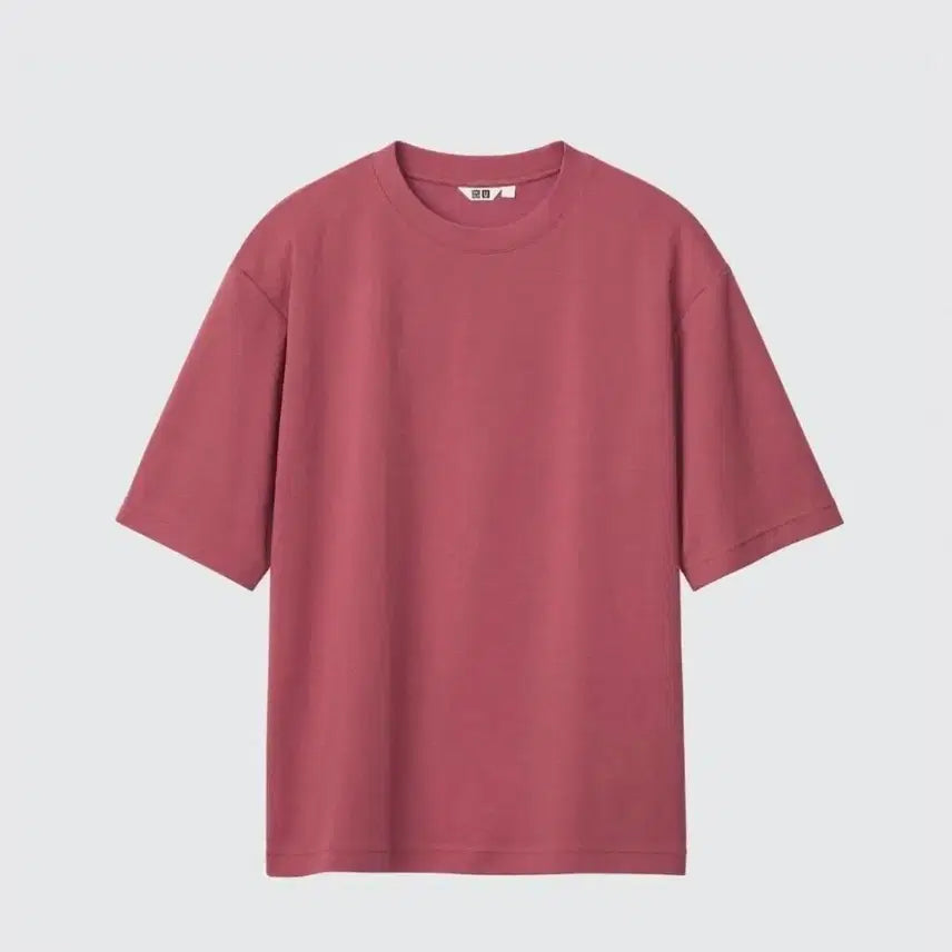 [BUNJANG] Uniqlo Airism Cotton Oversized Crewneck T-Shirt (Short Sleeve) / [최종가] 유니클로 에어리즘 코튼오버사이즈 크루넥T(5부)
