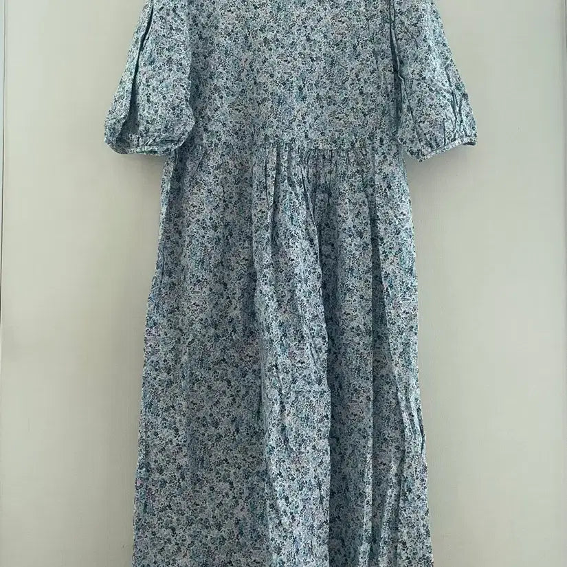 [BUNJANG] Floral Print Long Dress / 잔꽃 원피스