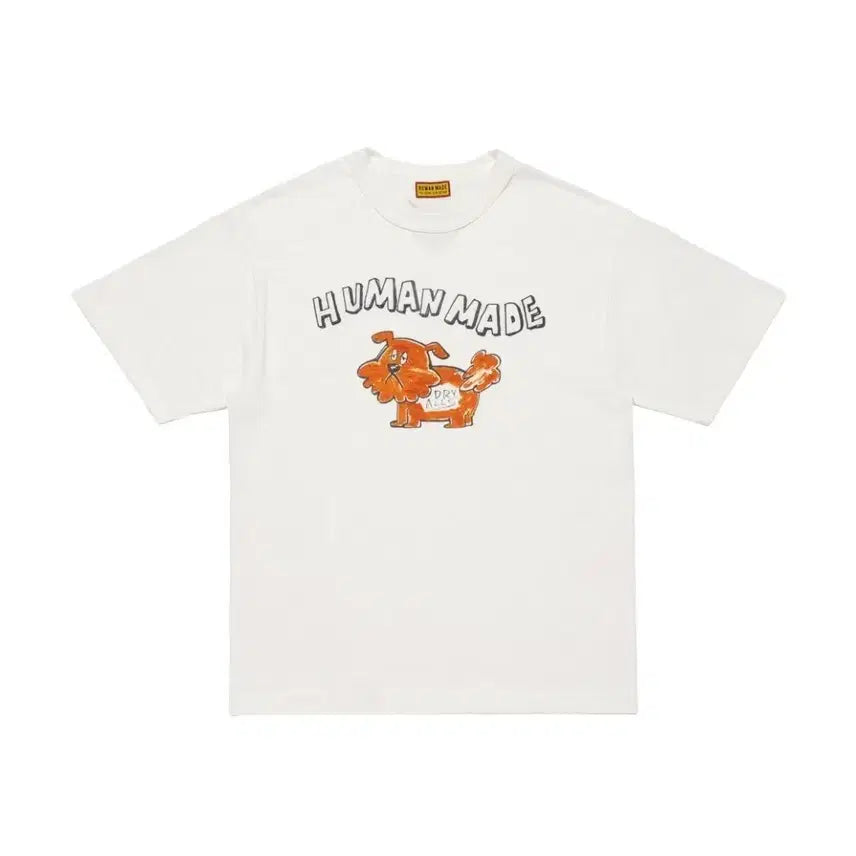 [BUNJANG] Human Made Graphic T-Shirt White M / [미개봉 새상품] 휴먼메이드 그래픽 반팔 티셔츠 화이트-M(남녀 공용)