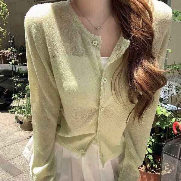 [BUNJANG] SHEIN Green Cardigan / 쉬인 가디건 급처