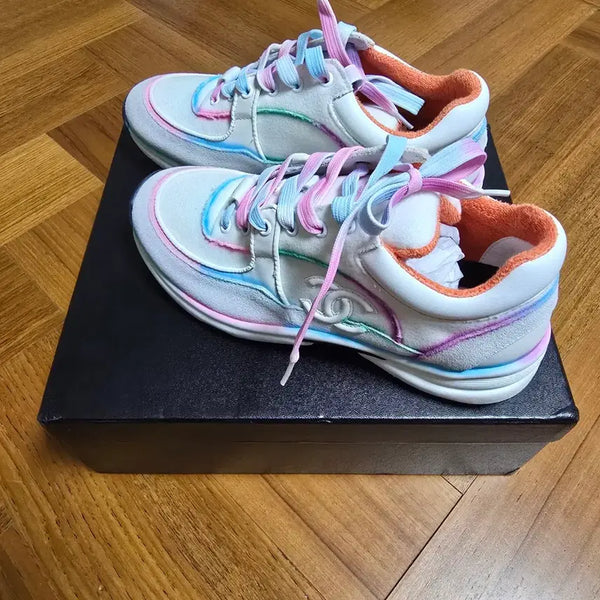 [BUNJANG] Chanel CC Logo Cruise Sneakers Women's Shoes / cc로고 크루즈 스니커즈 여성화