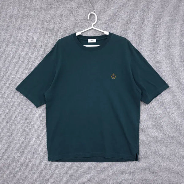 [BUNJANG] TNGT 24SS Men's Mini Embroidery Short-Sleeve T-Shirt Size 110 / TNGT(티엔지티) 24SS 남성 미니자수 반팔 티셔츠 110