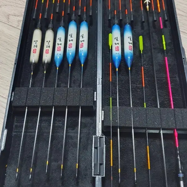 [BUNJANG] Lee Bang Won Wolcheok Special Nano Floats (12 pcs) & Yasung Floats (9 pcs) / 이방원 월척특급나노찌12개 이방원 야성찌9개