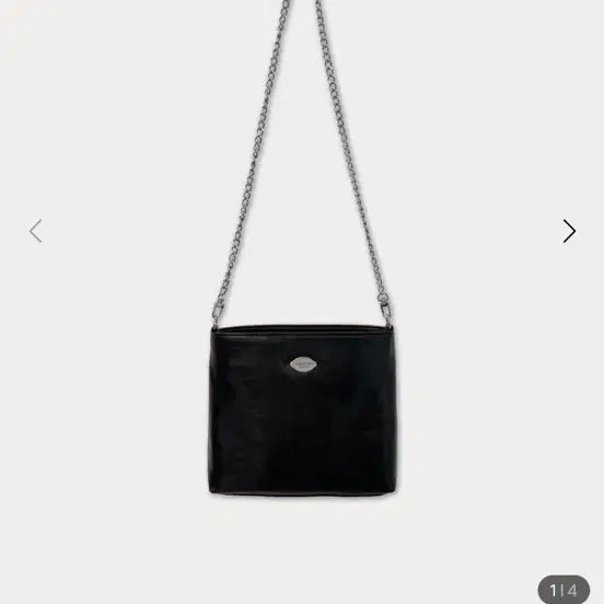 [BUNJANG] Somewhere Better Fray Chain Toast Bag Black / 썸웨어버터 플레 체인 토스트백 블랙