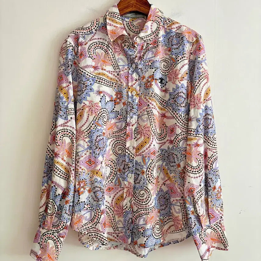 [BUNJANG] Paisley Linen Shirt / 페이즐 린넨 셔츠