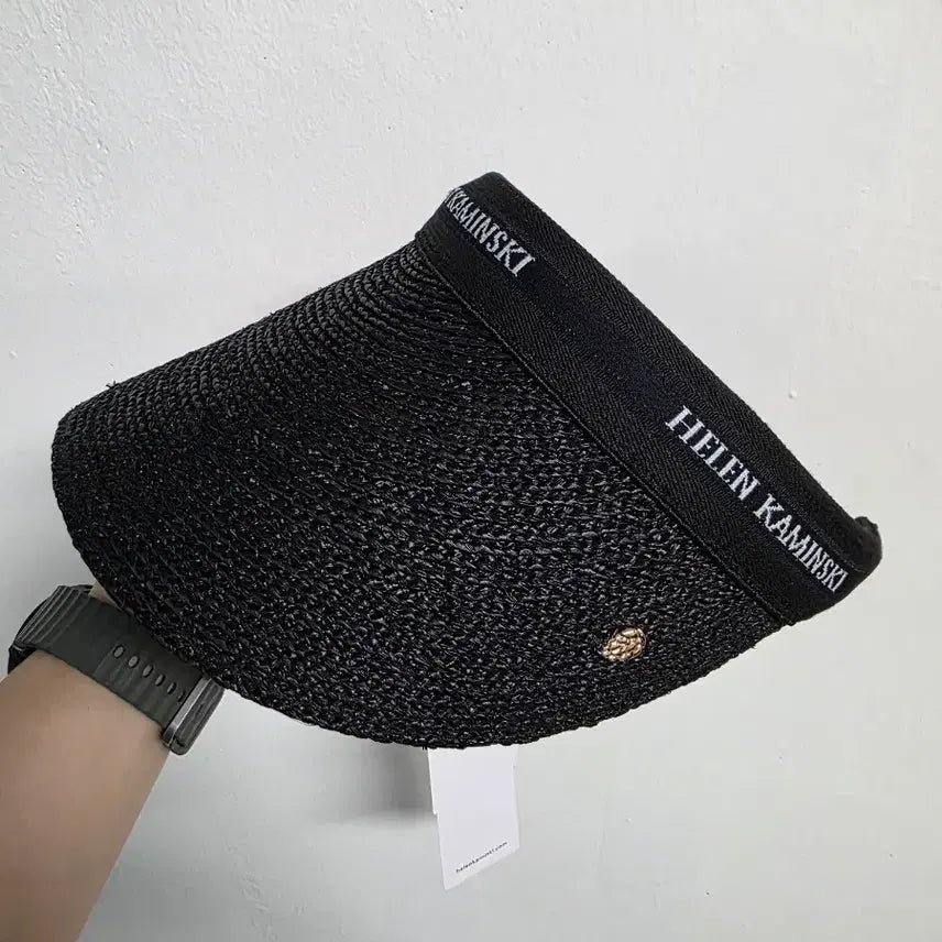 [BUNJANG] Helen Kaminski Bianca Sun Cap All Black / *NEW* 헬렌카민스키 비앙카 여성 선캡 올블랙
