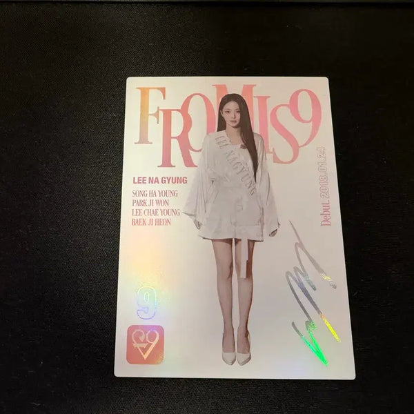 [BUNJANG] fromis_9 Nakyung Signed Photocard / 프로미스나인 테레카 이나경 싸인 포토카드
