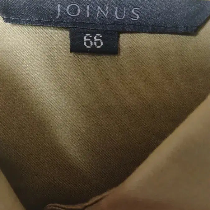 [BUNJANG] Join us 66 Khaki Embroidered Shirt Dress / 조이너스 66 셔츠 원피스