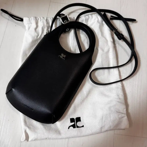 [BUNJANG] Courreges Black Tote Bag / 쿠레쥬 토트백 새상품