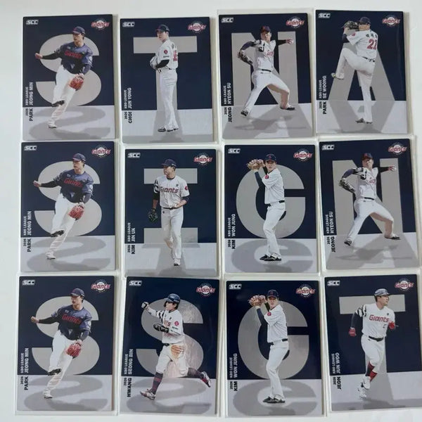 [BUNJANG] Lotte Giants Player Alphabet Card / 롯데 자이언츠 선수 알파벳 카드