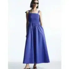 [BUNJANG] COS Blue Smocking Dress L Size / 코스 cos  블루컬러 스모킹 원피스 L사이즈 정품