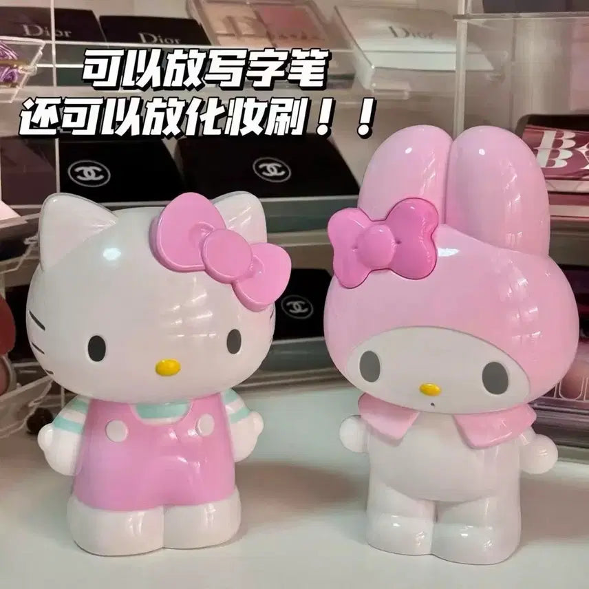 [BUNJANG] Hello Kitty My Melody Pen Holder & Cosmetic Organizer / 헬로키티 마이멜로디 펜 수납함/화장품 정리함