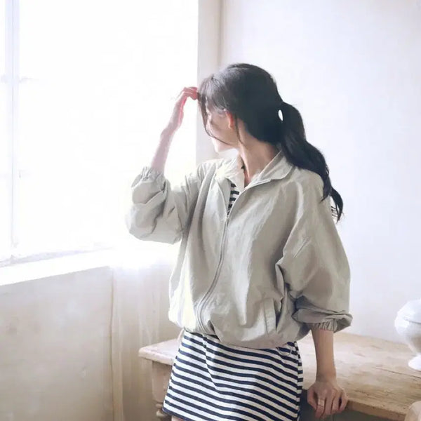 [BUNJANG] Milkcocoa Windbreaker Jacket / 밀크코코아 바람막이