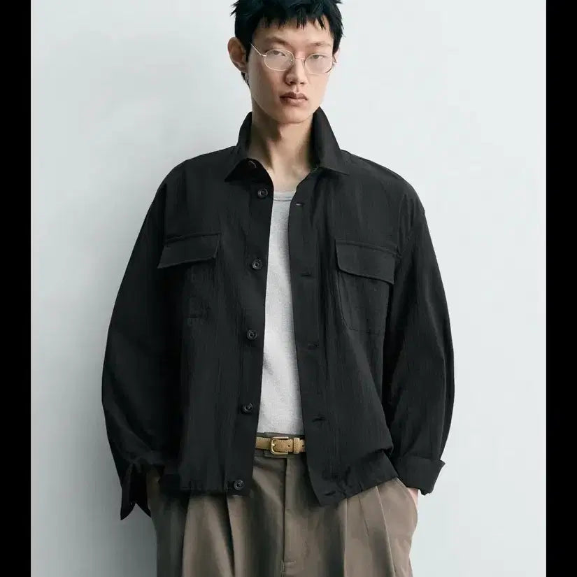 [BUNJANG] Zara Light Structured Jacket Black / Zara 라이트 스트럭쳐 재킷
