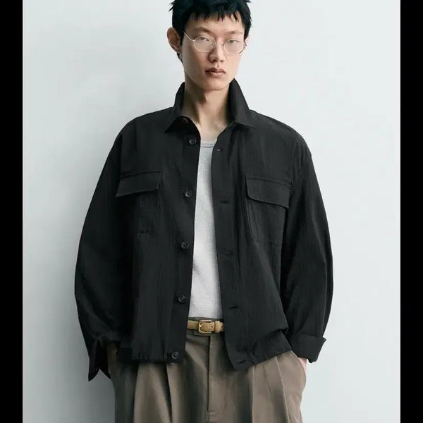[BUNJANG] Zara Light Structured Jacket Black / Zara 라이트 스트럭쳐 재킷