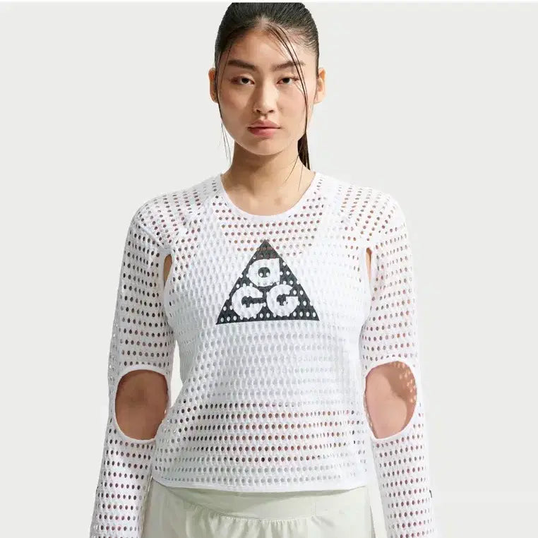 [BUNJANG] Nike ACG Women's Radical Airflow M T-Shirt White / 나이키 우먼 ACG 래디컬 에어플로 M