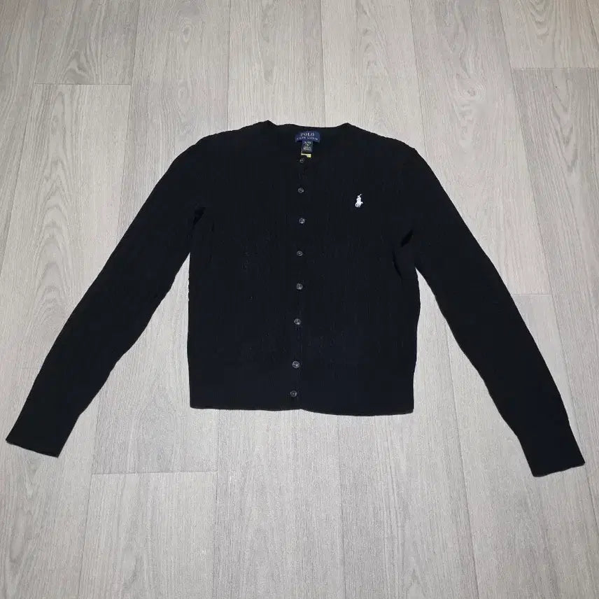 [BUNJANG] Polo Ralph Lauren Girls Black Cardigan / 폴로 랄프로렌 girls  블랙 가디건